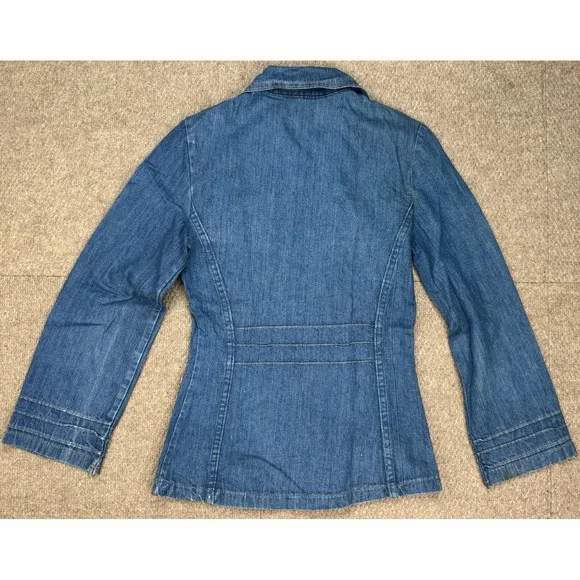 Rumble‎ Seats Rare Vtg Women's Button Up Long Sleeve Soft Denim Jacket Size M - Picture 14 of 15